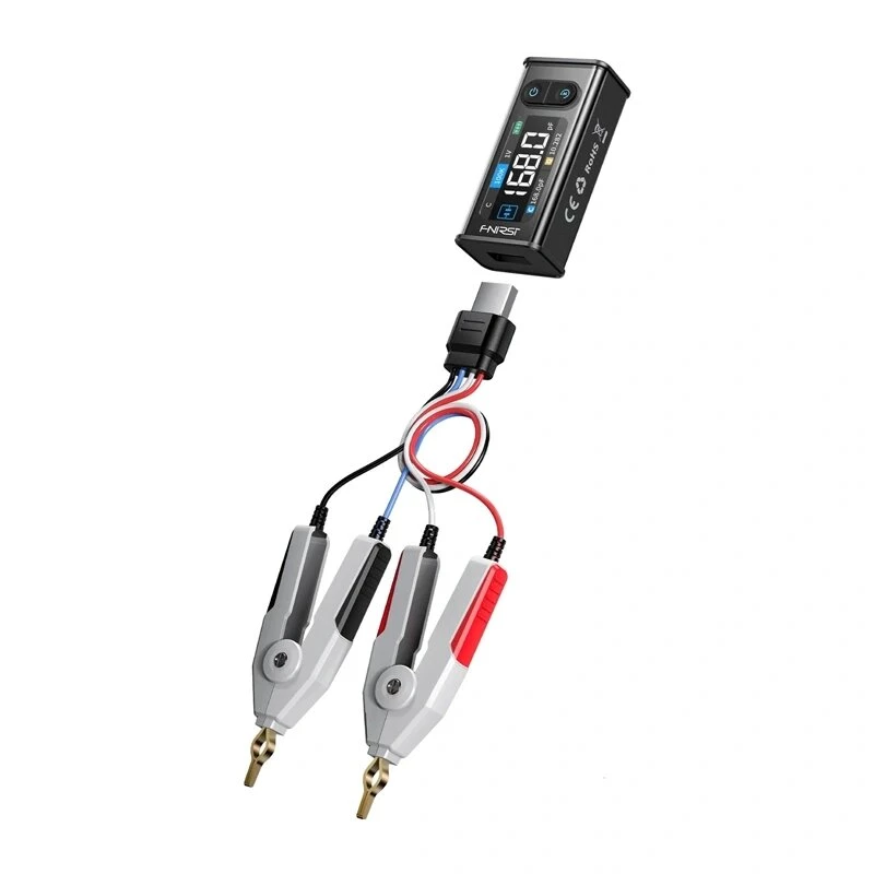 FNIRSI LCR-ST2 Plus LCR testeris, 100 Hz–100 kHz, L/C/R/ESR/D/Q, krāsu displejs, uzlādējams