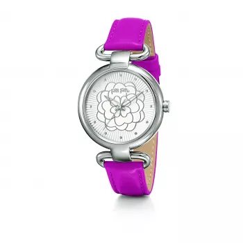 Folli Follie Donatella Sieviešu Pulkstenis WF15T030SPW 30mm Sudraba Nerūsējošais Tērauds