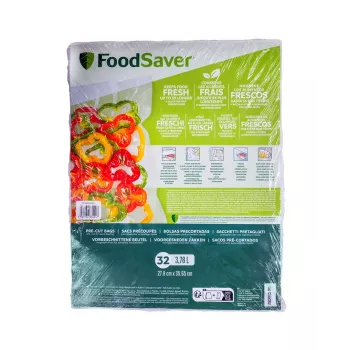 FoodSaver Macom 3201 Taisnstūra pārtikas uzglabāšanas trauku komplekts ar dozatoru, 32 gab., balts/caurspīdīgs