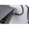FORCELL F-Energy Cafule USB-C to USB-C kabelis 1.2m 240W 5A PD QC 4.0 pīts melns