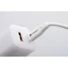 Forcell VT-41 GaN III 33W sienas lādētājs ar 1x USB-C PD 3.0 un 1x USB-A QC 4.0 (Balts)
