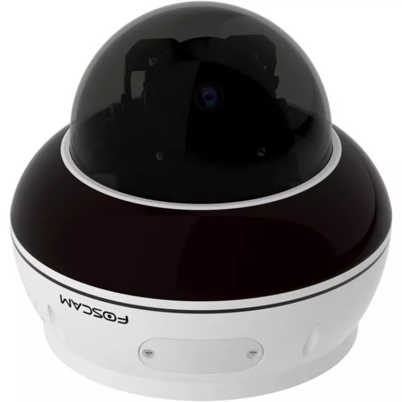 Foscam D8ET-W 8MP 4K UHD PoE PTZ IP Kupolveida Kamera ar AI Noteikšanu, Balta