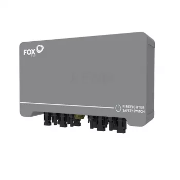 FOX ESS DC Disconnector fotoelementu sistēmām, 4 MPPT, 1500VDC, MC4, IP66, motorizēta piedziņa, automātiska izslēgšanās 70°C temperatūrā