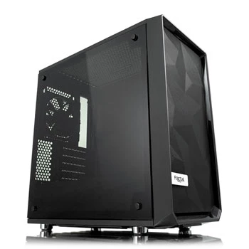 Fractal Design Meshify C Mini Dark TG Micro ATX Tower ar rūdīta stikla logu