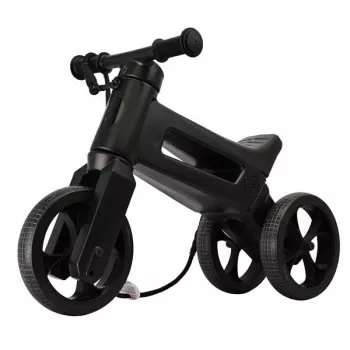 FUNNY WHEELS Rider super līdzsvara velosipēds, pilnīgi melns, speciālais izdevums
