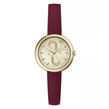 FURLA Arco Chain sieviešu kvarca analogais pulkstenis WW00005002L2 32mm sudraba nerūsējošais tērauds