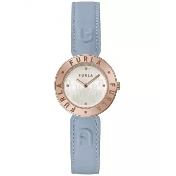 FURLA Arco Chain sieviešu kvarca pulkstenis 30mm sudraba nerūsējošais tērauds
