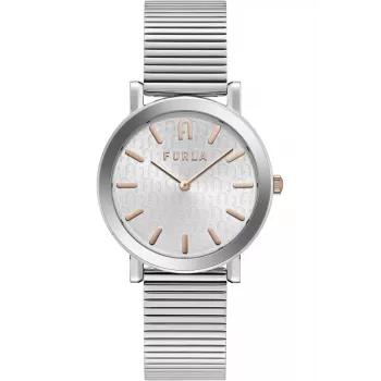 FURLA Arco Chain sieviešu kvarca pulkstenis WW00003007L1 38mm nerūsējošais tērauds sudrabs