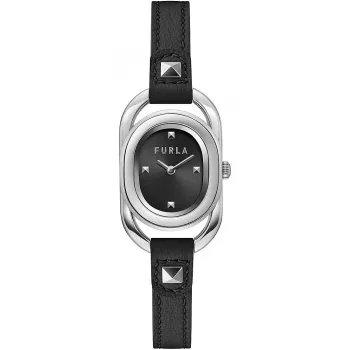 FURLA Arco Chain sieviešu kvarca pulkstenis WW00008001L1 24mm rožu zelta nerūsējošais tērauds