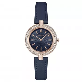 FURLA Arco Chain sieviešu pulkstenis WW00002006L3 34mm rožu zelta tērauds