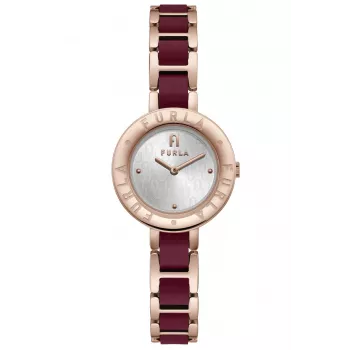 FURLA Arco Chain Sieviešu Pulkstenis WW00004012L3 36mm Rožu Zelts Nerūsējošais Tērauds