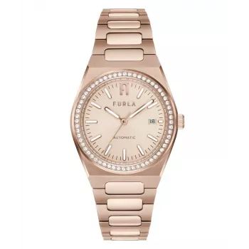 FURLA Arco Chain sieviešu pulkstenis WW00012002L3 38mm sudraba nerūsējošais tērauds
