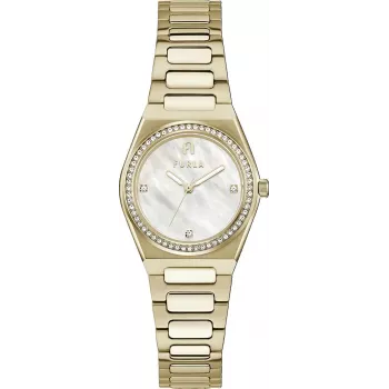 FURLA Arco Chain sieviešu pulkstenis WW00020001L2 30mm Nerūsējošais tērauds Sudrabs