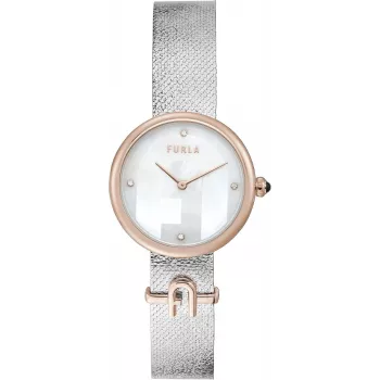 FURLA Arco Chain sieviešu pulkstenis WW00022004L5 32mm rožu zelta nerūsējošais tērauds