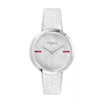 FURLA Giada sieviešu kvarca analogais pulkstenis R4251110504 34mm zila āda