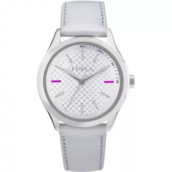 FURLA Giada sieviešu rokas pulkstenis ar kvarca kustību, 35mm nerūsējošā tērauda korpuss, rozā ādas siksniņa R4251101504