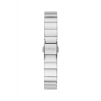 FURLA Logo sieviešu pulkstenis WW00005011L1 32mm rozā zelta tērauda korpuss, rozā ādas siksniņa, kvarca analogs