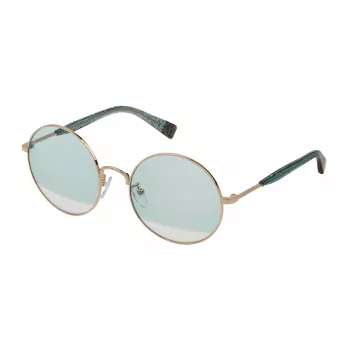 FURLA SFU235-56300V Sieviešu Butterfly/Cat Eye Saulesbrilles - Havana/Brūns Acetāta Rāmis, Brūnas Gradienta Lēcas, 56/20/135 mm
