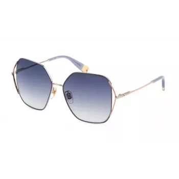 FURLA SFU601-580492 Sieviešu saulesbrilles Havana Brūns Acetāts 58mm