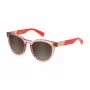 FURLA SFU687-510D48 Sieviešu saulesbrilles – Brūns Havana acetāta rāmis, Gradienta brūna lēca, 51mm