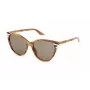FURLA SFU783-55092M Sieviešu kvadrātveida saulesbrilles Havana/Brūna 55/15/140 mm