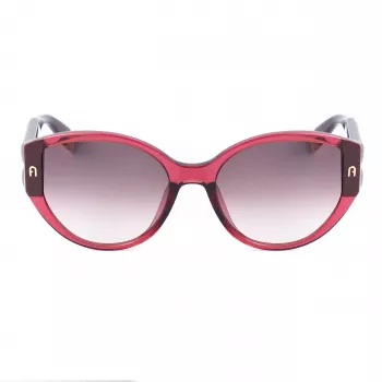 FURLA SFU784-570AFD sieviešu saulesbrilles, Havana acetāta rāmis, brūnas gradienta lēcas 57/19/140 mm