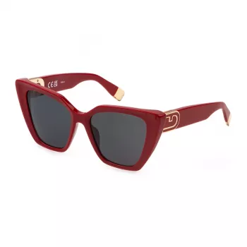 Furla SFU879-5409LB Sieviešu saulesbrilles - Acetāta rāmis, UV400 aizsardzība, 54 mm lēcas