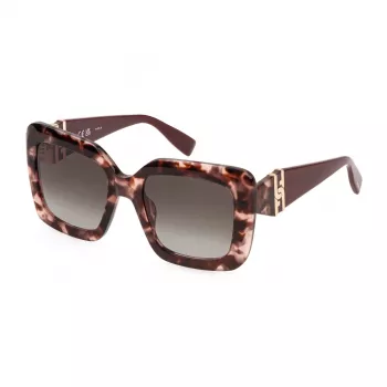 FURLA sieviešu saulesbrilles SFU883-530XAP Havana/Brūns acetāta rāmis Brūnas gradienta lēcas 53/20/140 mm