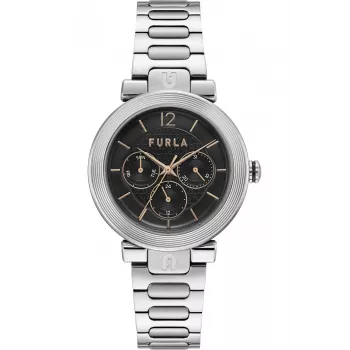 FURLA sieviešu pulkstenis WW00011005L1 38mm sudraba nerūsējošais tērauds kvarca analogs