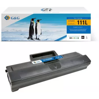 G&G 14148 Toner Cartridge Samsung MLT-D111L / HP SU799A - Black, High Yield (1,800 Pages)