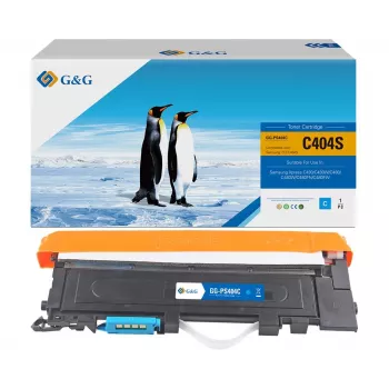 G&G saderīgs tonera kartridžs zils (cyan) Samsung CLT-C404S / HP ST966A (14463)