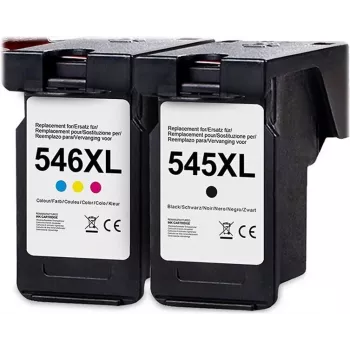 G&G XL Ink Cartridge 2-Pack Compatible with Canon 546XL/545XL (15088)