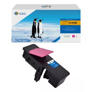 G&G XL tonera kārtridžs, saderīgs ar Kyocera TK-5440M, fuksija (20450)
