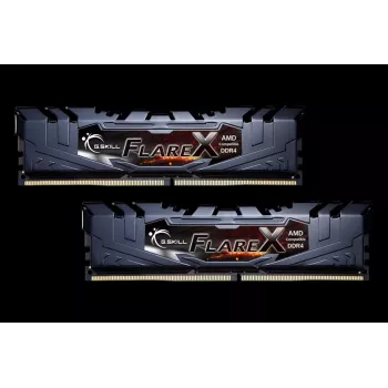 G.Skill Flare X 16GB (2x8GB) DDR4 3200MHz CL16-18-18-38 1.35V Non-ECC Unbuffered Desktop Memory Kit, Black