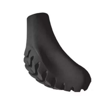 Gabel nūjošanas nūju uzgaļi Walking Pad XXL Hard 05/27, Melni (2 gab.)