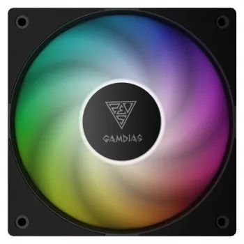 GAMDIAS NOTUS M1-1201 ARGB 120mm PWM korpusa ventilators
