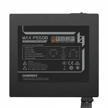 GAMEMAX MAX P550B 550W Bronze Non-Modular Barošanas Bloks