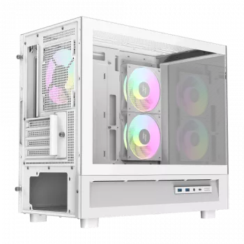 GAMEMAX NEX C31 WH M-ATX/BTF datora korpuss balts