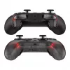 GameSir Cyclone 2 Tri-Mode bezvadu spēļu kontrolieris ar Hall Effect svirām un trigeriem, RGB apgaismojumu, programmējamām pogām, 6 asu žiroskopu, 20h bateriju - Melns