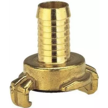 Gardena 7104-20 šļūtenes savienotājs 13 mm (1/2 collu) un 15 mm (5/8 collu) šļūtenēm, ātrās savienošanas, sala izturīgs, UV izturīgs, pelēks/oranžs