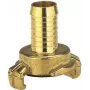 Gardena 7104-20 šļūtenes savienotājs 13 mm (1/2 collu) un 15 mm (5/8 collu) šļūtenēm, ātrās savienošanas, sala izturīgs, UV izturīgs, pelēks/oranžs