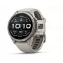 Garmin Fenix 9 Pro – 43mm titāna viedpulkstenis ar Fog Grey/Dark Sandstone silikona siksniņu