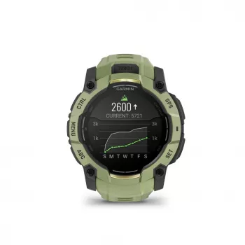 Garmin Instinct 3 50mm AMOLED Fern Green Smartwatch ar Fern Green Silikona Siksniņu