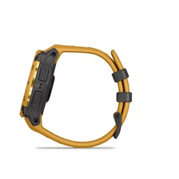 Garmin Instinct 3 Solar 45mm GPS Smartwatch Sunburst ar Sunburst/Grey siksniņu