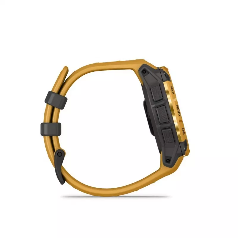 Garmin Instinct 3 Solar 45mm GPS Smartwatch Sunburst ar Sunburst/Grey siksniņu