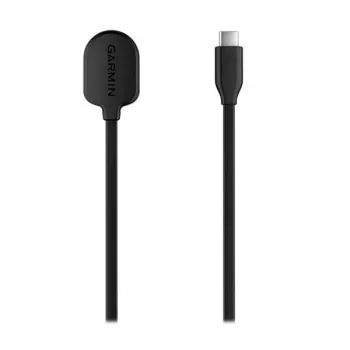 Garmin Magnetic Charger Cables, USB-C - 2 komplekts ar 3 maināmiem galiem (USB-C, Micro USB, Lightning), 1m un 2m neilona pīts, 60W ātrā uzlāde, datu sinhronizācija, 360° rotācija, LED indikators, melns