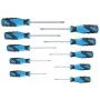 GEDORE darbnīcas Torx skrūvgriežu komplekts, 10 gab., TX6-TX40, 2-komponentu rokturis, DIN ISO 8764 1482335
