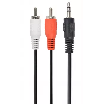 Gembird CCA-458-5M Audio kabelis 3,5mm Jack uz 2x RCA vīriešu-vīriešu 5m