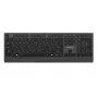 Gembird KB-MCH-06-CYRL slaids vadu multivides tastatūra ar Type-C adapteri, kirilicas izkārtojums, melna