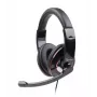 Gembird MHS-001 Stereo Headset ar skaļuma regulēšanu, vadu, pāri ausīm, melns